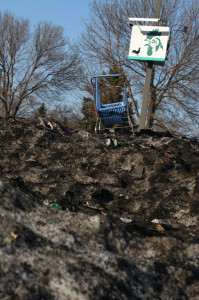 Parking Lot Snow Mound